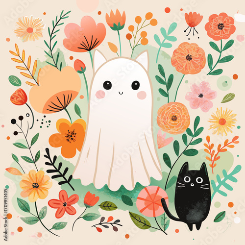 Lanotte di Halloween con streghe e fantasmi 0021