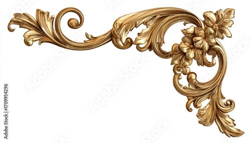Ornate gold corner embellishment (1)