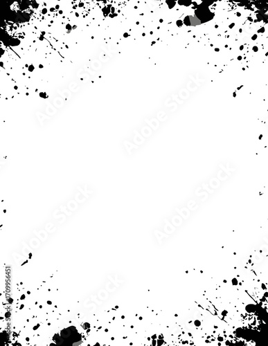 Cadre vectoriel simple et stylisé, texture granuleuse