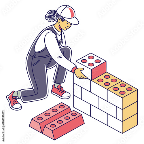 Cartoon vector illustration of a businessman with a gift box of money