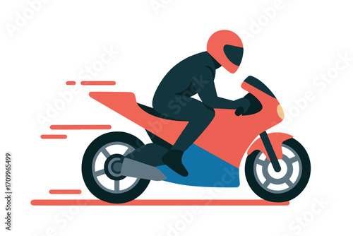 man on motorcycle