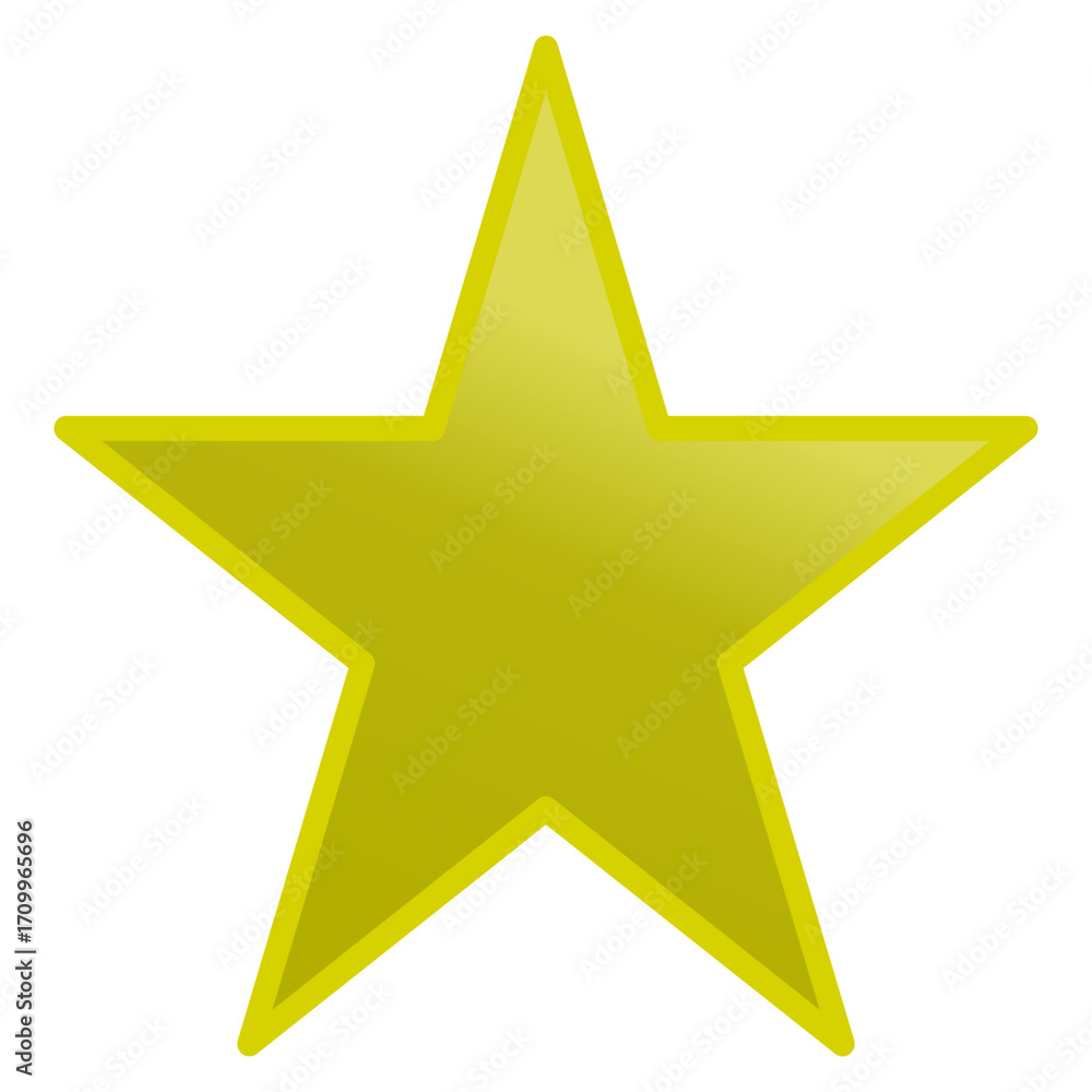 Obraz premium golden star icon