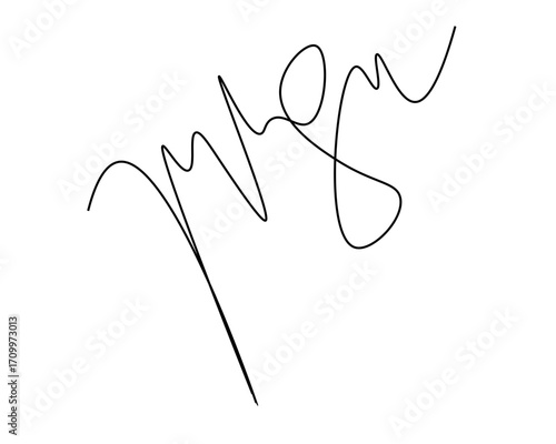 Elegant, flowing handwritten signature capturing personal identity and artistic expression, perfect for branding or unique design elements that convey authenticity and sophistication.