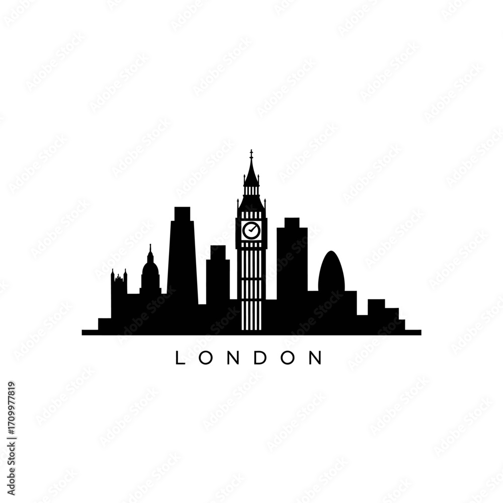 Fototapeta premium city skyline vector
