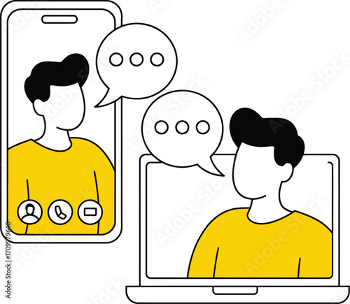 Connect and communicate globally through seamless video calls and online meetings