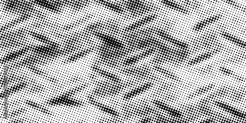 Halftone gradient. Dotted gradient, smooth dots spraying and halftones dot background seamless horizontal geometric pattern vector template set. modern vector ilustration. eps10