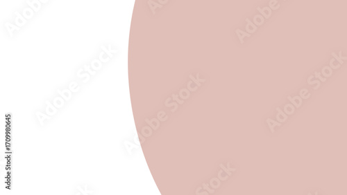 Clean, minimalist abstract background with soft white and muted pink colors divided by a gentle curve. Ideal for modern design templates or overlays.
