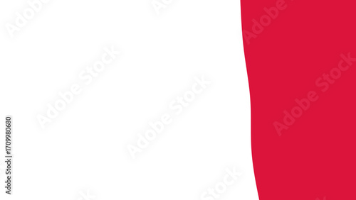 Dynamic red and white abstract background with a smooth, curving line. Ideal for modern designs, presentations, marketing, and web graphics, conveying energy and cleanliness. Free Download Dynamic red and white abstract background with a smooth, curving line. Ideal for modern designs, presentations, marketing, and web graphics, conveying energy and cleanliness. - GFXLoad