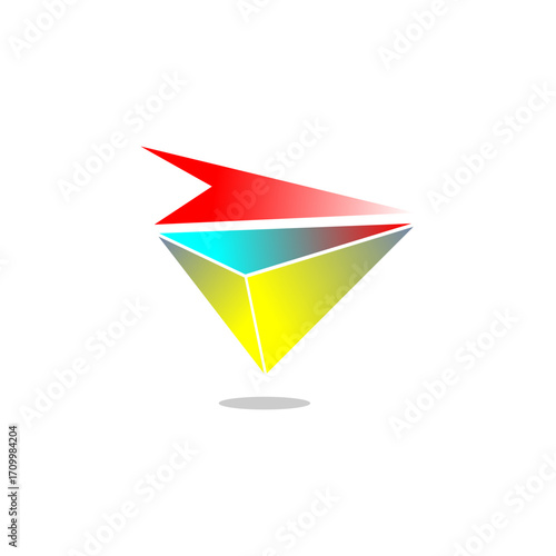 Free Download Modern Polygonal Logo for Creative Design - GFXLoad