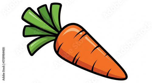 Vibrant and healthy carrot, a nutritious root vegetable for a balanced diet and healthy lifestyle