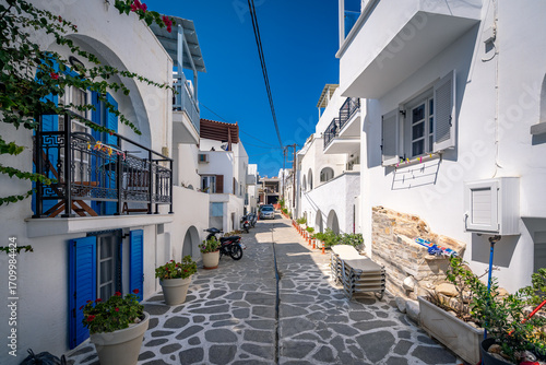 Naxos, Greece - Historical buildings in town