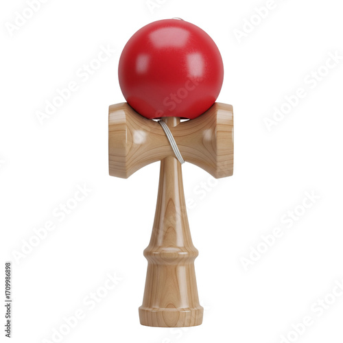 Fotografía Traditional japanese kendama wooden skill toy