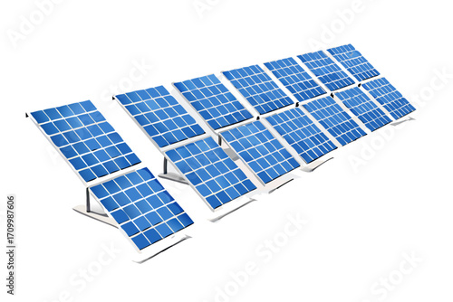 Array of solar panels