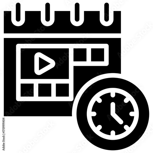Content planning  icon for content marketing, business, website, application, printing, document, poster design, etc