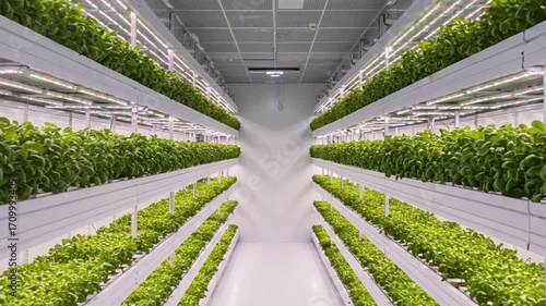 Indoor Vertical Farming - Sustainable Agriculture and Technology Innovation.