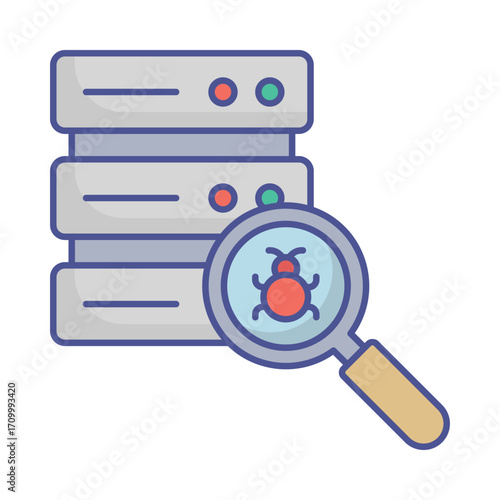 debugging  Vector Icon which can easily modify or edit