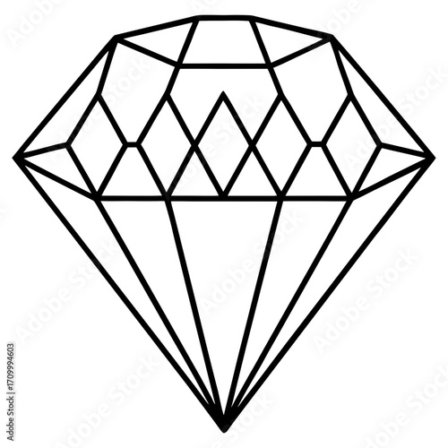 InnerGems line art vector