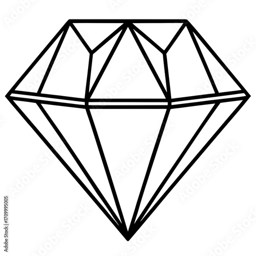InnerGems line art vector