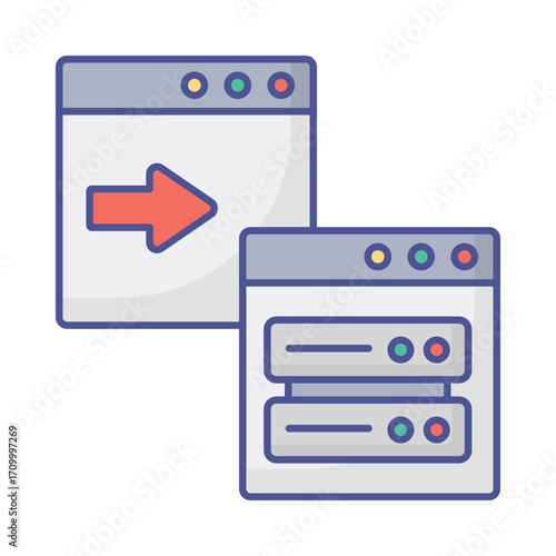  data sharing  Vector Icon which can easily modify or edit