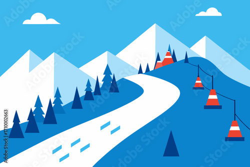 road in mountains