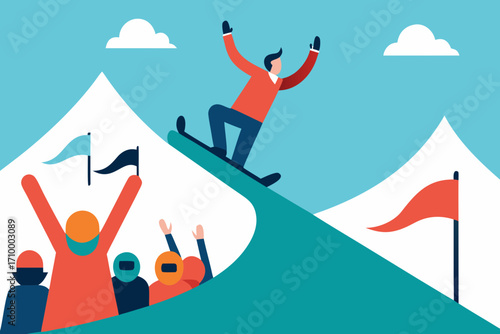 winter mountain landscape