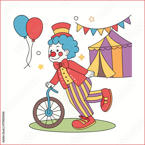 Funny clown