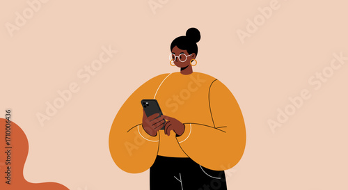 Modern woman works on laptop outdoors with a money bag, embodying flexible work, digital entrepreneurship, and financial freedom concept.