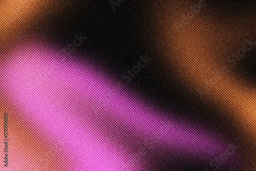 Abstract Fractal Glass Gradient Background Abstract blend of vibrant magenta orange and black with a halftone dot effect