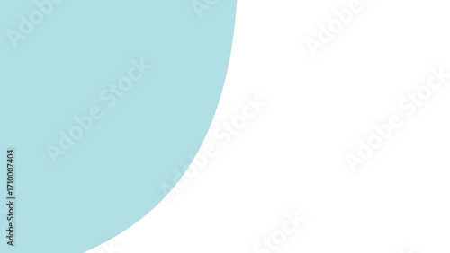 Minimalist abstract background with a smooth light blue curved shape on a clean white surface, perfect for modern design, branding, or presentations.