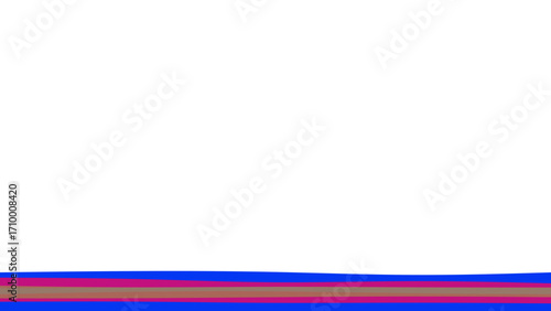 Abstract horizontal stripe design featuring blue, pink, and brown bands on a clean white background. Ideal for modern digital layouts, borders, or graphic elements.