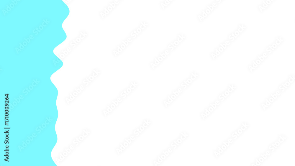custom made wallpaper toronto digitalModern abstract background featuring a clean, wavy turquoise blue line against a bright white space, ideal for design elements, presentations, or branding.