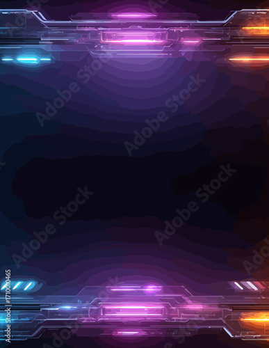 Nuances abstraites de bleu, violet et noir