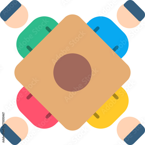 Round Table Icon
