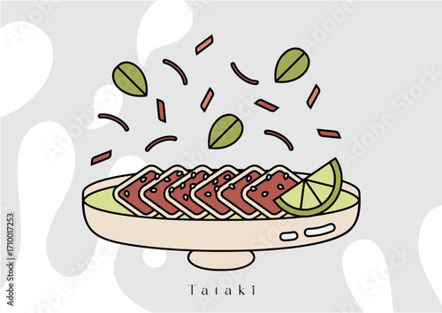 Tataki japanese traditional food