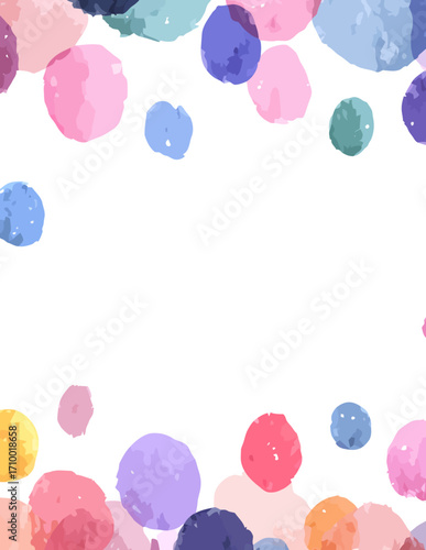 Fundo branco com manchas de aquarela abstratas