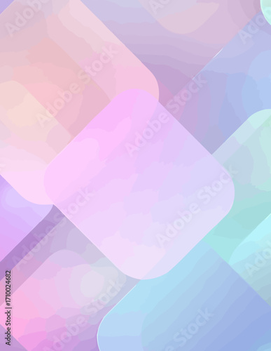 Abstração Pastel Suave em Formato Vetorial