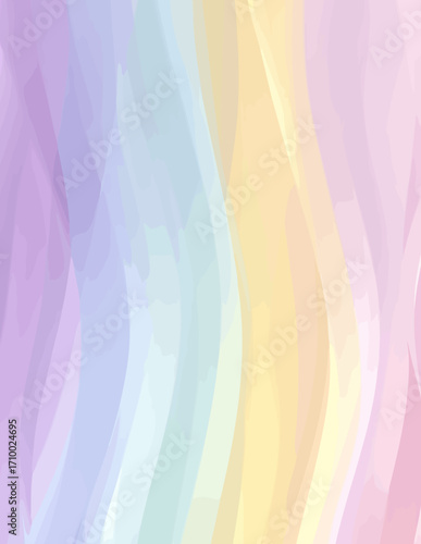 Abstração Pastel Suave em Tons Pastéis