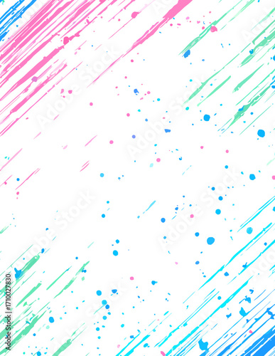 Salpicos de aquarela coloridos em estilo vetorial