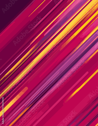 Vetor Abstrato com Linhas Dinâmicas e Cores Vibrantes