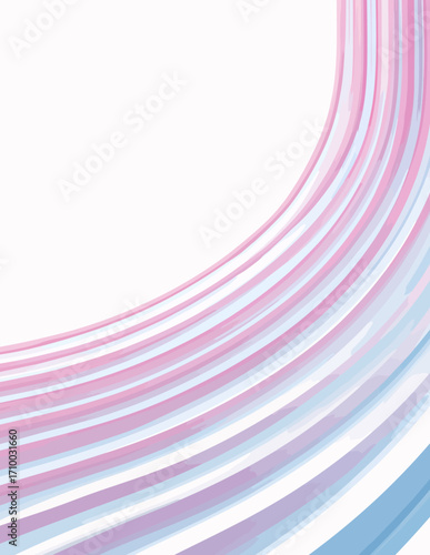 Abstração em tons pastel com curvas suaves