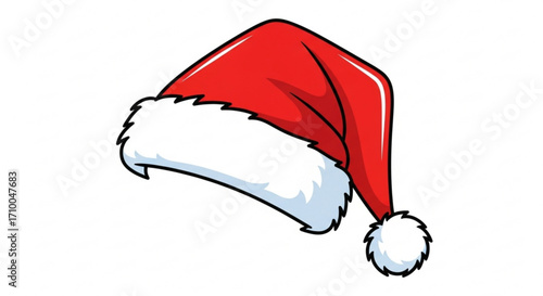 Santa hat, a festive accessory for holiday celebrations and winterthemed designs and projects