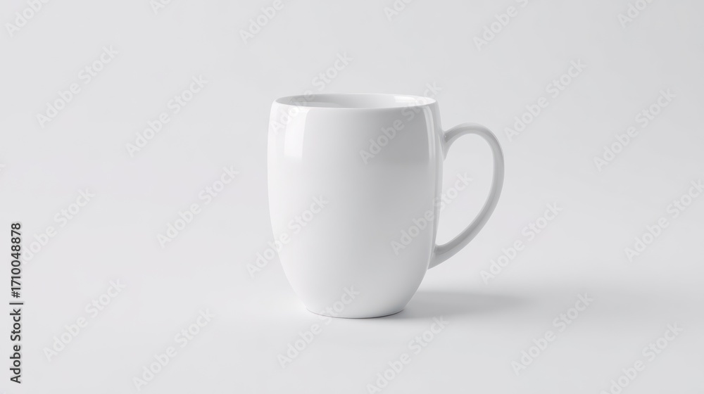 Fototapeta premium Empty white mug