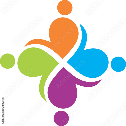 vector illustration of a group of people