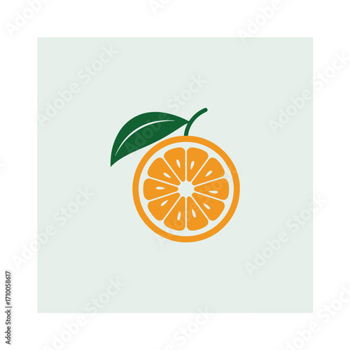 Healthy Orange Segment Logo