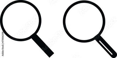Magnifying glass icon vector isolated white background. loupe sign with check mark, Magnifier or loupe sign, Magnifying glass vector symbol,

