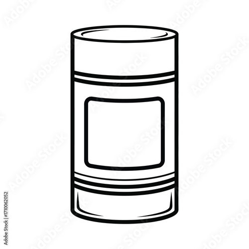 Deodorant stick, isolated on white background personal hygiene product for odor control and freshness, used daily for cleanliness and confidence