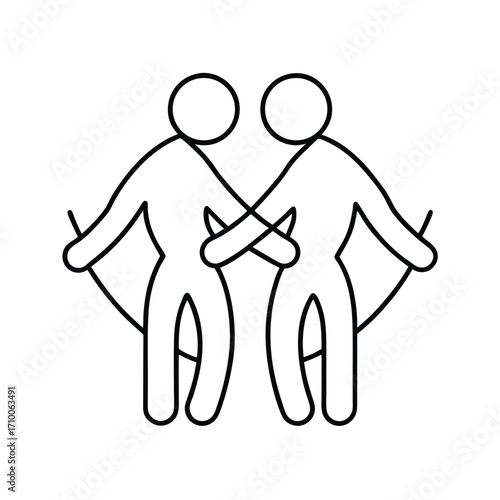 man and woman icon