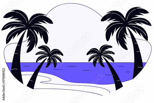 tropical beach background