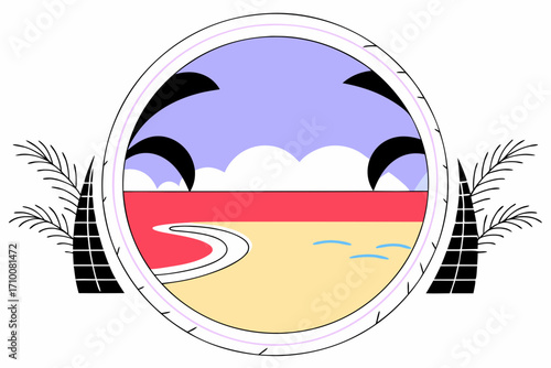vector illustration of a mask