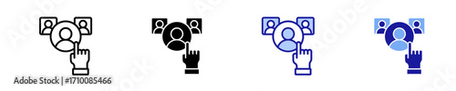 Choosing  Icon Set Multiple Style Collection